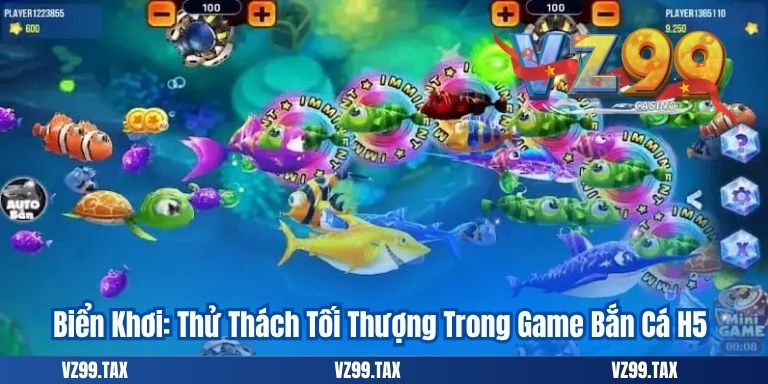 Bắn Cá H5 – Đổi Thưởng Đỉnh Cao 6 Biển Khơi: Thử Thách Tối Thượng Trong Game Bắn Cá H5